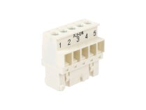 5-pin plug Weishaupt X3-04, art: 716303.