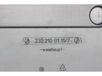Weishaupt burner casing with display, 23221001112