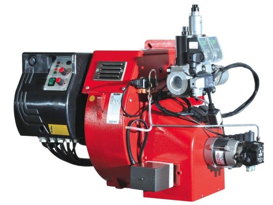 Ecoflam MULTICALOR 100 PR-AB TC MB-DLE 412 gas/diesel burner, art: 3142634-3141845.